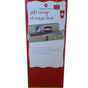 NIB Member's Mark Gift Wrao Storage Box